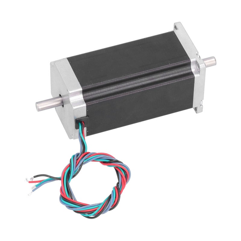 57 Stepper Motor 3Nm High Torsion Motors with 8mm Shaft for CNC Milling Machine 24V 4.2A57HS11242B4D8 Dual Shaft - Image 2
