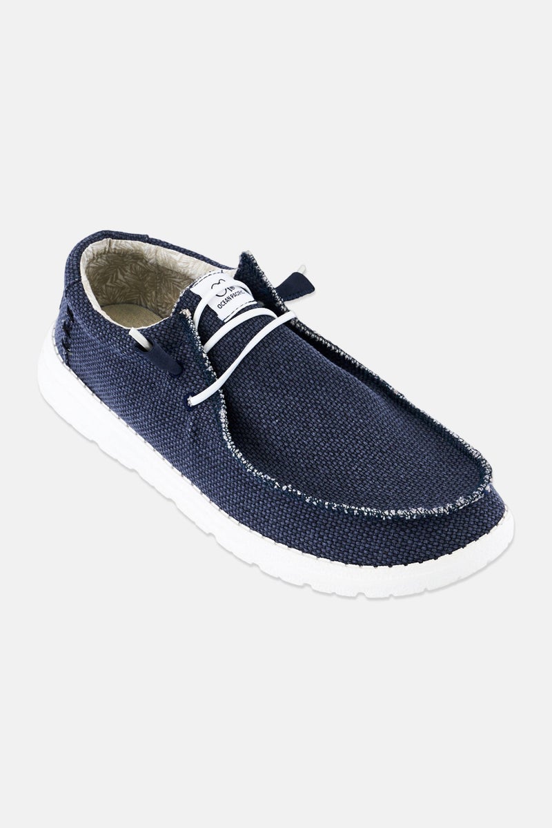 Ocean Pacific Men Lace Up Casual Shoes, Navy - Image 1