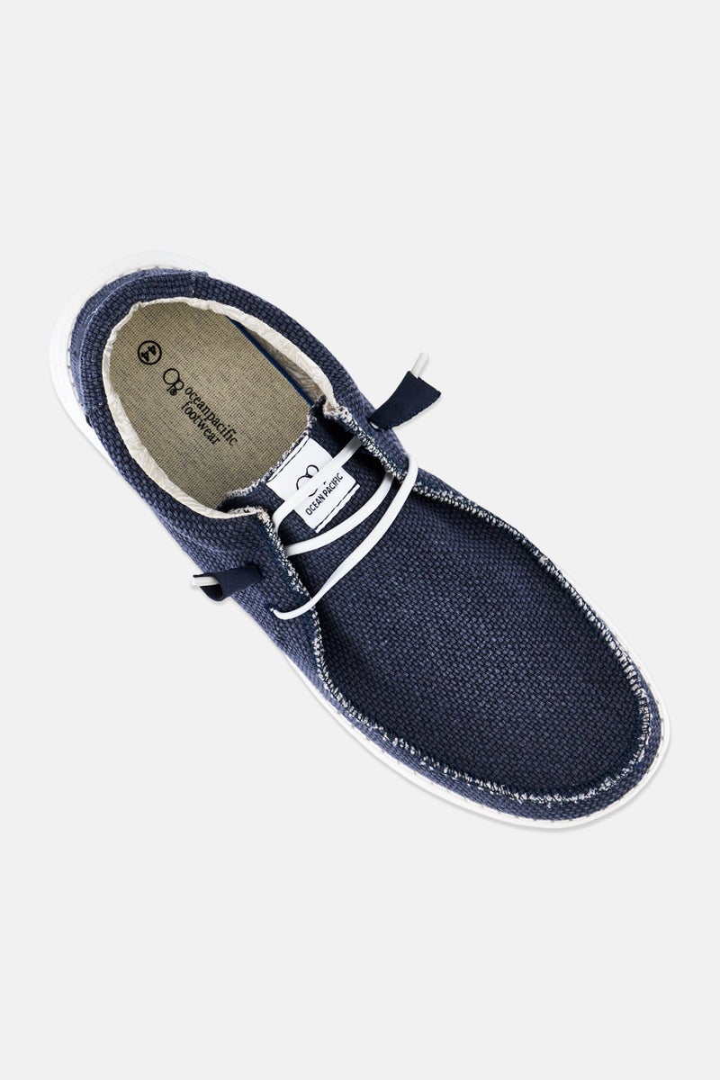 Ocean Pacific Men Lace Up Casual Shoes, Navy - Image 3