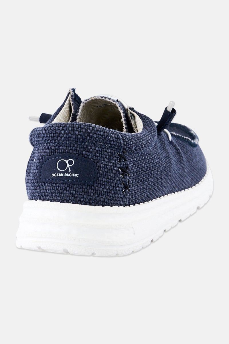 Ocean Pacific Men Lace Up Casual Shoes, Navy - Image 4