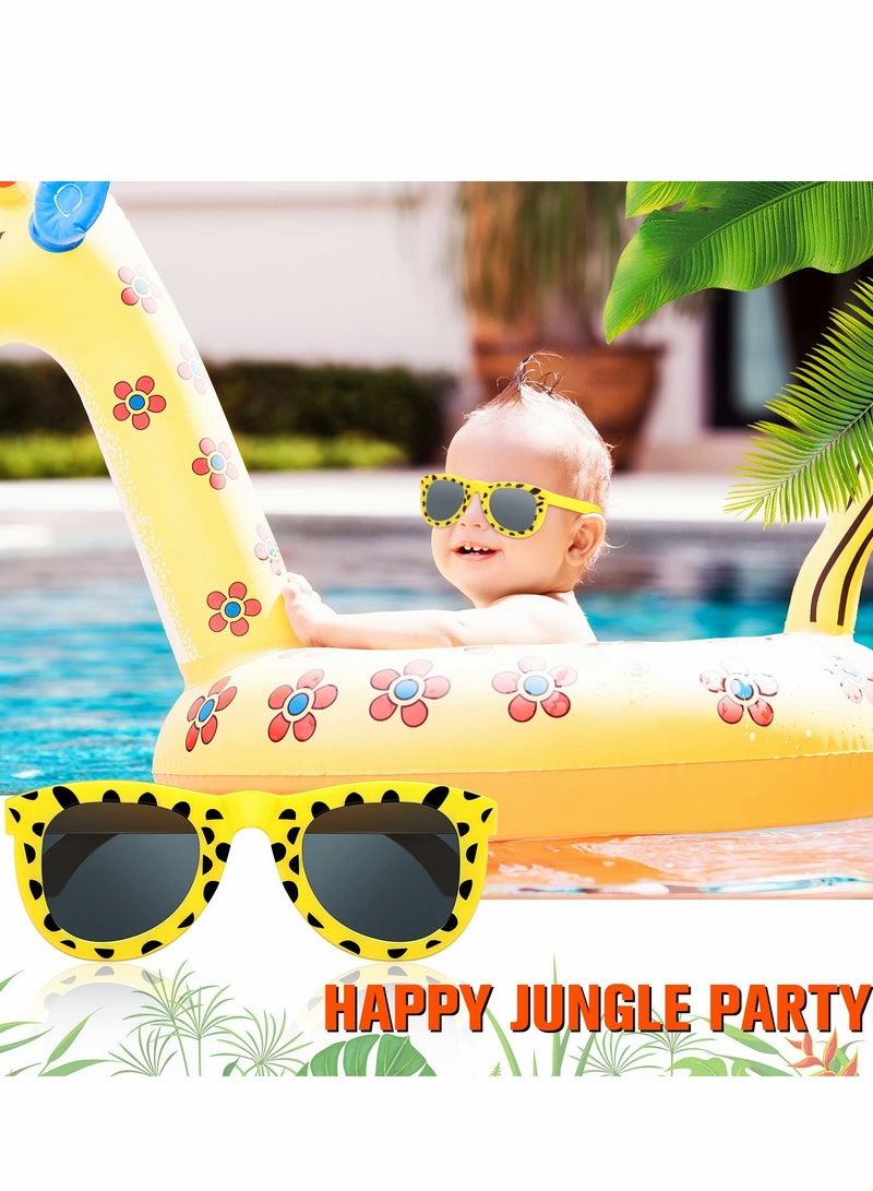 KASTWAVE Kids Sunglasses, 18 Pack Animal Print Sunglasses, Kid Sunglasses Animal Jungle Party Favors for Boys and Girls, Kids Children Birthday Pool Beach Party Favors - Image 5