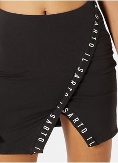 IL SARTO Repeat Logo Jersey Skirt  - Image 3