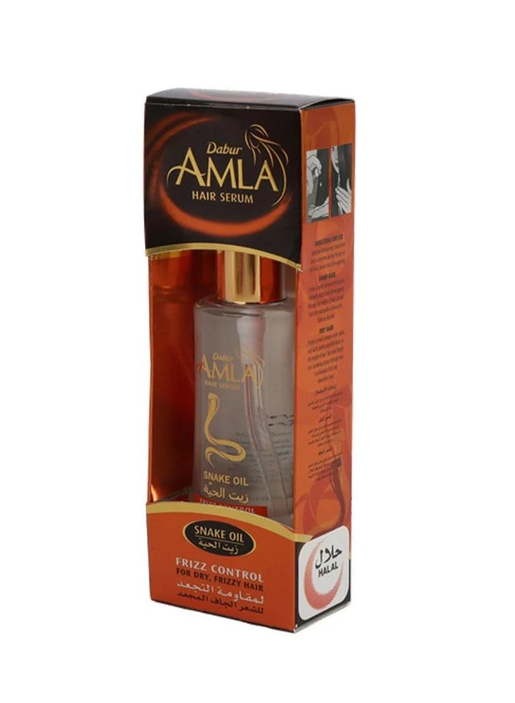 دابر املاء زيت الحية لمقاومة التجعد للشعر الجاف المجعد - 50 مل