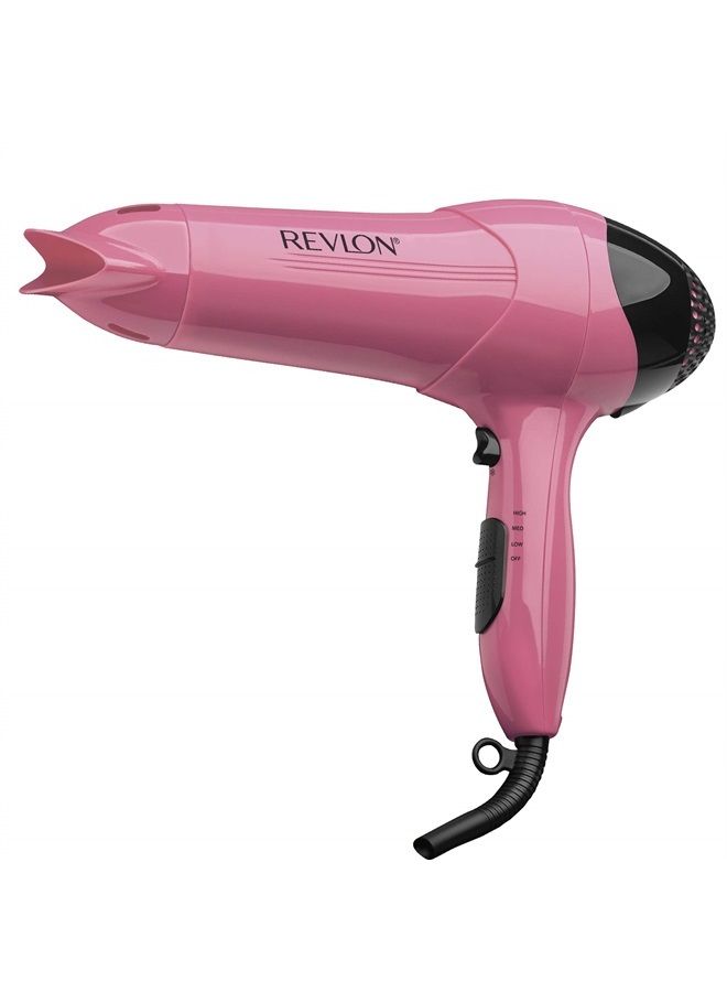 Revlon 1875W Lightweight Hair Dryer | For Easy Smooth Styling (Pink) - Image 1