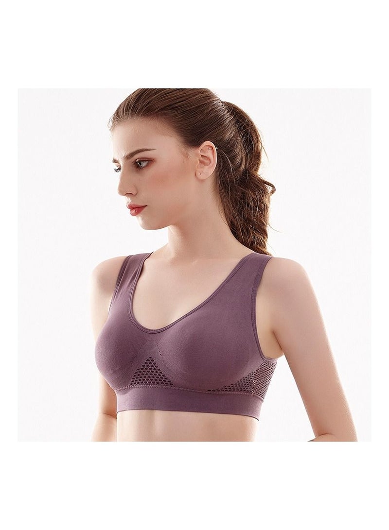 Loquat No Steel Ring Gathering High Strength Shock Proof Sports Bra 