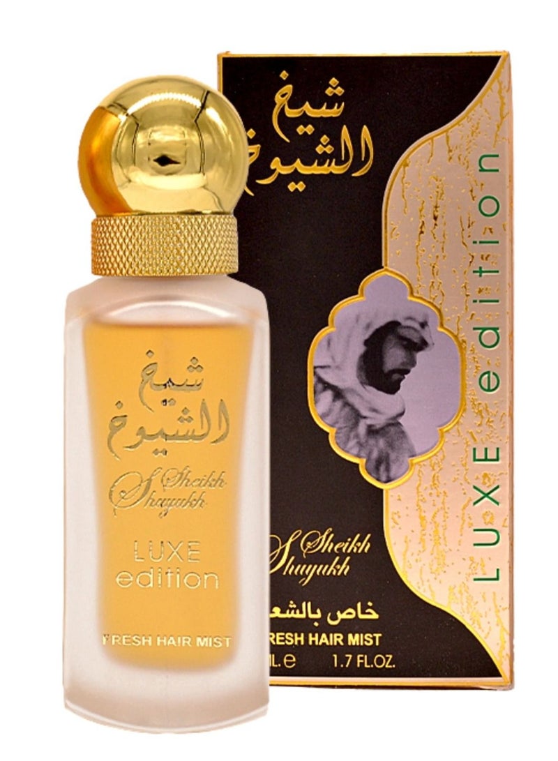 Lattafa Sheikh Al Shuyukh Lux Edition Hair Mist  50ml - Image 1