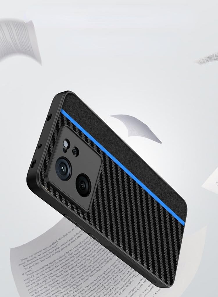Xiaomi 13T Pro 2023 Protective Shockproof Capa Case Ultra Thin Carbon Fiber Texture Leather Phone Cover - Image 3