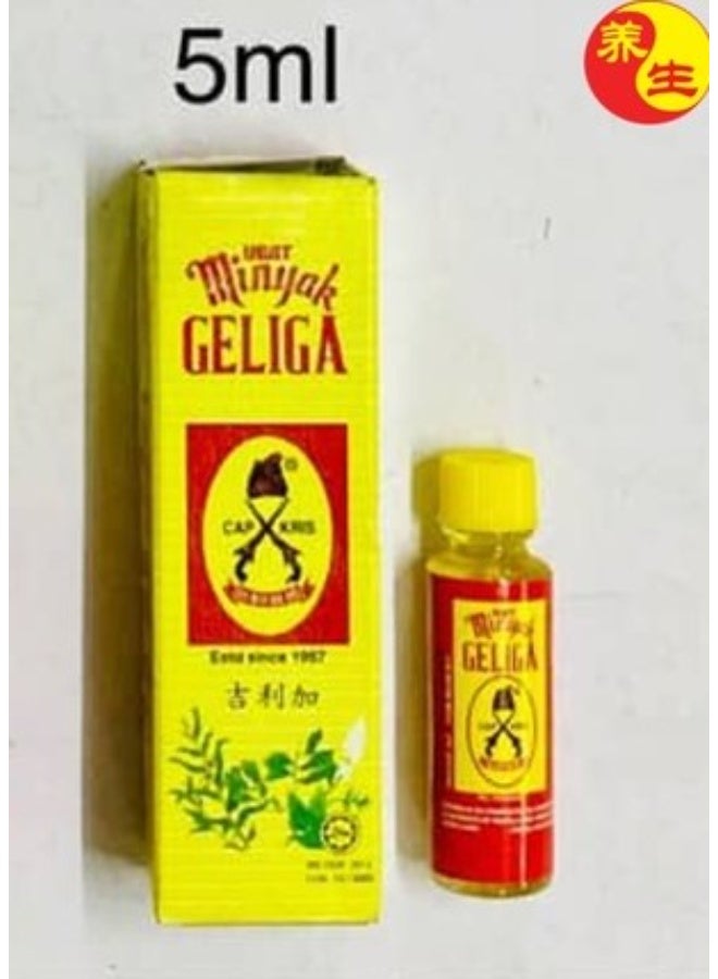 Ubat Minyak Geliga Cap Kris Oil - 5ml - Image 1