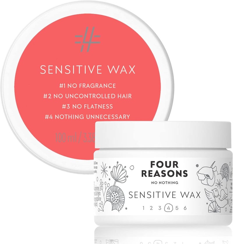 Varied global sizing picks Hair Styling Wax For Sensitive Skin & Scalp – Fragrance Free Strong Hold Wax With Flexible Finish – Vegan, Hypoallergenic, Paraben Free Texturing Wax For Damp & Dry Hair For Men & Women Global simple assemble options - Image 1