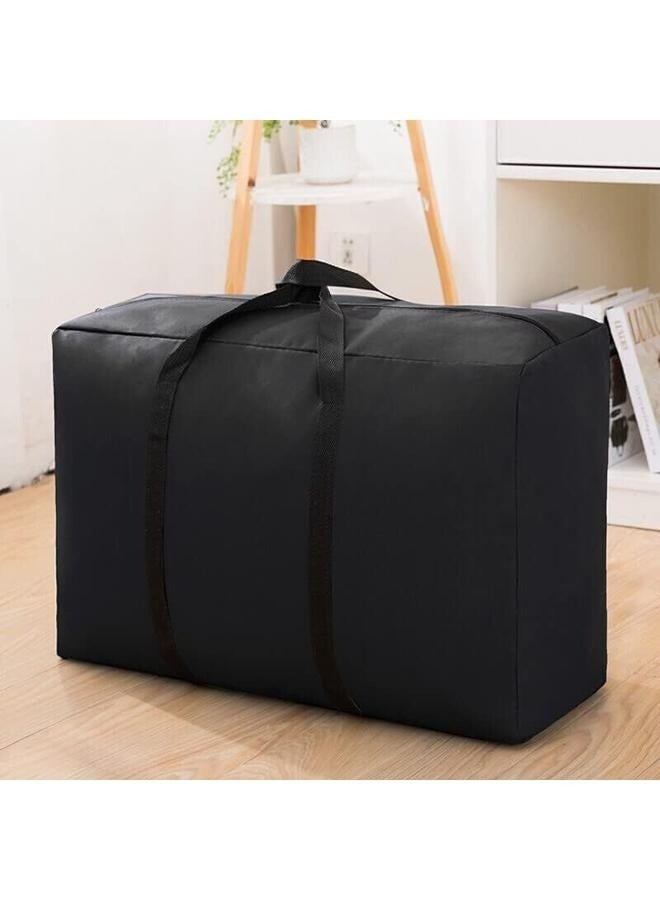 Extra Large Heavy Duty Moving Bag,Waterproof Duffle Bag with Zippers,Oxford Cloth Storage Tote Bags for Travelling,Space Saving  - Image 2