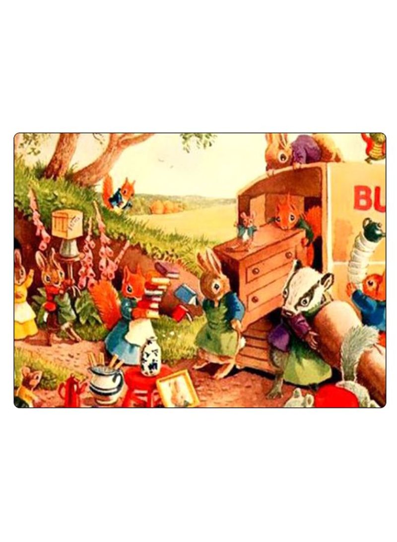 Printed Anti-Slip Gaming Mouse Pad Multicolor