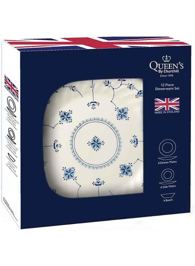 Churchill's أطقم عشاء تشرتشل الملكية 12 قطعة، فنلندا، مصنوعة في إنجلترا - Image 1