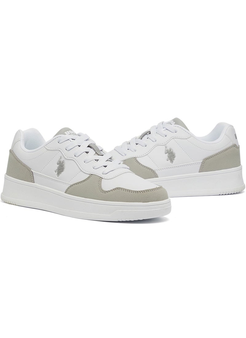 U.S. Polo Assn. - Women's White Low-Top Sneakers - High-Quality Sole for Everyday Look - Image 1