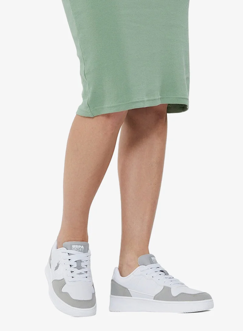 U.S. Polo Assn. White Women's White Low-Top Sneakers - High-Quality Sole for Everyday Look Shoes for Women | Best Price UAE