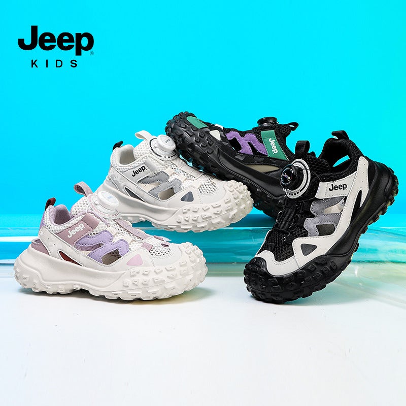 Jeep Boys' Frame Shoes 2025 Single Mesh Cut Out Kidsren'S Sports Shoes Girls' Shoes Mesh Kidsren'S Shoes - Image 5
