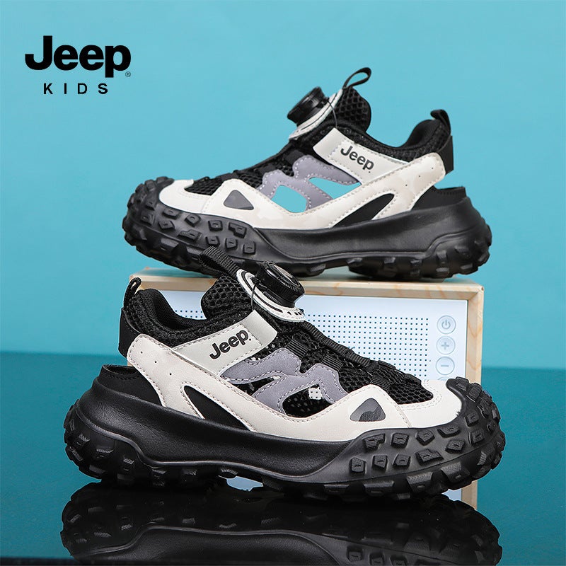 Jeep Boys' Frame Shoes 2025 Single Mesh Cut Out Kidsren'S Sports Shoes Girls' Shoes Mesh Kidsren'S Shoes - Image 4