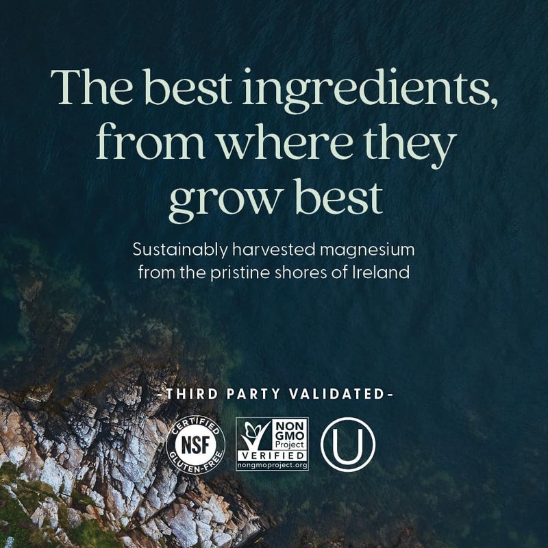 New Chapter Magnesium  Ashwagandha Supplement 325 mg with Magnesium Glycinate 25x Absorption Muscle Recovery Heart  Bone Health Calm  Relaxation Gluten Free NonGMO  60 ct 2 Month Supply - Image 5