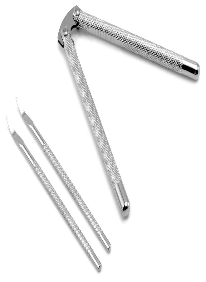 فاربرواير طقم كسارات مكسرات المأكولات البحرية من فاربروير، 3 قطع، كسارة قشور من الفولاذ المقاوم للصدأ وأعواد للكسر - لكسر الكركند وسرطان البحر والمكسرات بسهولة - أداة طعام أساسية متينة لمحبي المأكولات البحرية - Image 1