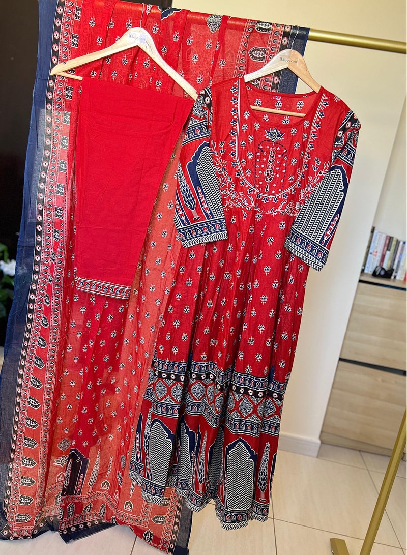 ETHNIC WEAR COTTON FROCK