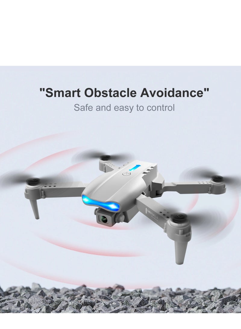 "E99 PRO 4K HD Dual Camera Drone – Foldable & Portable, Smart Obstacle Avoidance, Auto Height Hold, One-Key Takeoff/Landing, 3D Flips, 2 Batteries, Gravity Mode, FPV Real-Time Transmission, Ideal for Adults & Beginners" - Image 2