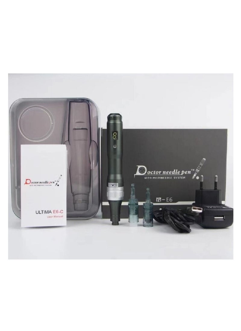 Doctor Wireless Professional Microneedling Derma pen E6-W with 2pcs 16pins Needles  - Image 2
