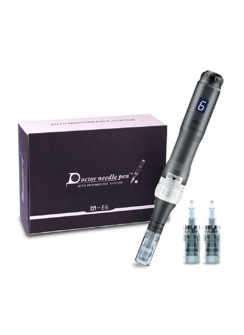 Doctor Wireless Professional Microneedling Derma pen E6-W with 2pcs 16pins Needles  - Image 1