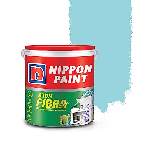 Nippon Paint Atom Fibra 2 In 1 Interior & Exterior Emulsion 1 L Blue-Greens (Basic) - Image 1