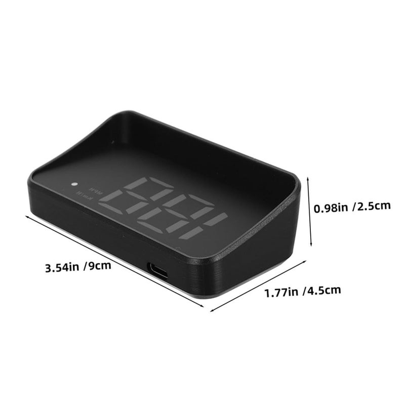 Luxshiny Green LCD Hud Speedometer Real Time Satellite Navigation Display - Image 3