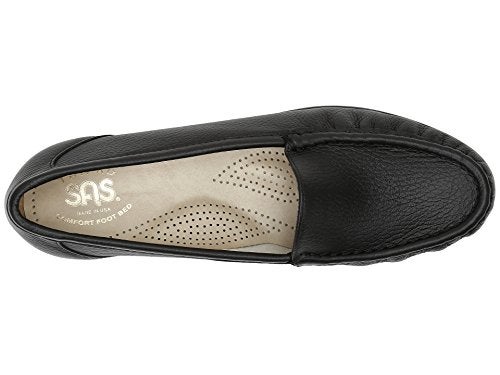 SAS® Simplify Comfort Loafers for Women – Tri-Pad® Comfort System – PU Construction - Supersoft® Black 7 W - Wide (C) - Image 2