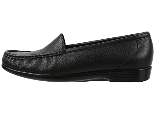 SAS® Simplify Comfort Loafers for Women – Tri-Pad® Comfort System – PU Construction - Supersoft® Black 7 W - Wide (C) - Image 1