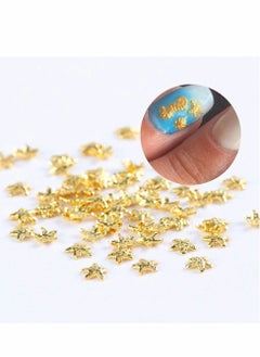 Y&D Holographic Nail Art Sequins Glitter, Decals Supplies 3D Gold Decorations Mixed-Shape Metal Frame Shell Leaf Rivet Studs on Nails DIY Charm Jewelry Accessories 1Box  - Image 2