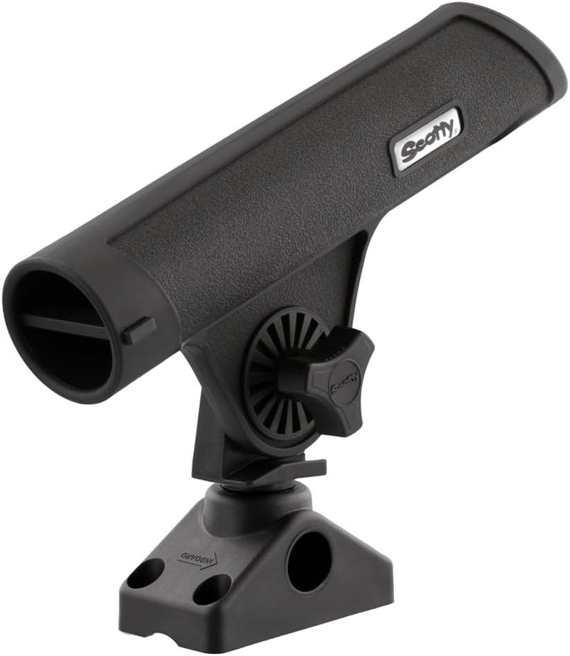 Scotty #350-BK Rodmaster II Fishing Rod Holder with 241 Side Deck Mount - Black - Image 3