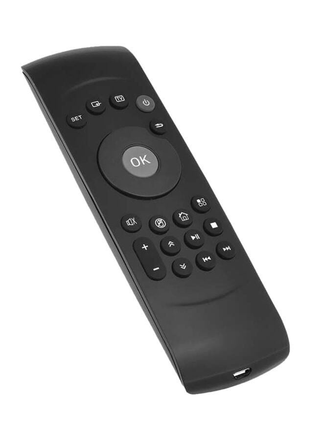 NIBEMINENT C2 6-Axis Sensor Wireless Air Mouse Remote Controller With Keyboard Black - Image 2