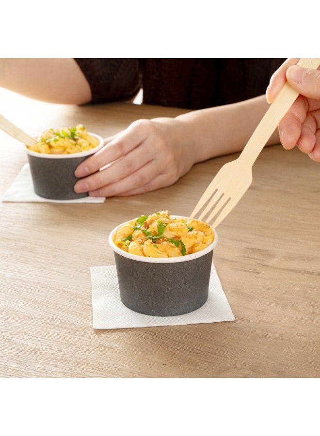 Restaurantware Coppetta 3 Ounce Paper Cups, 200 Durable To Go Cups - Lids Sold Separately, Disposable, Gray Paper Dessert Cups, Freezable, For Cafes And Restaurants - Image 5