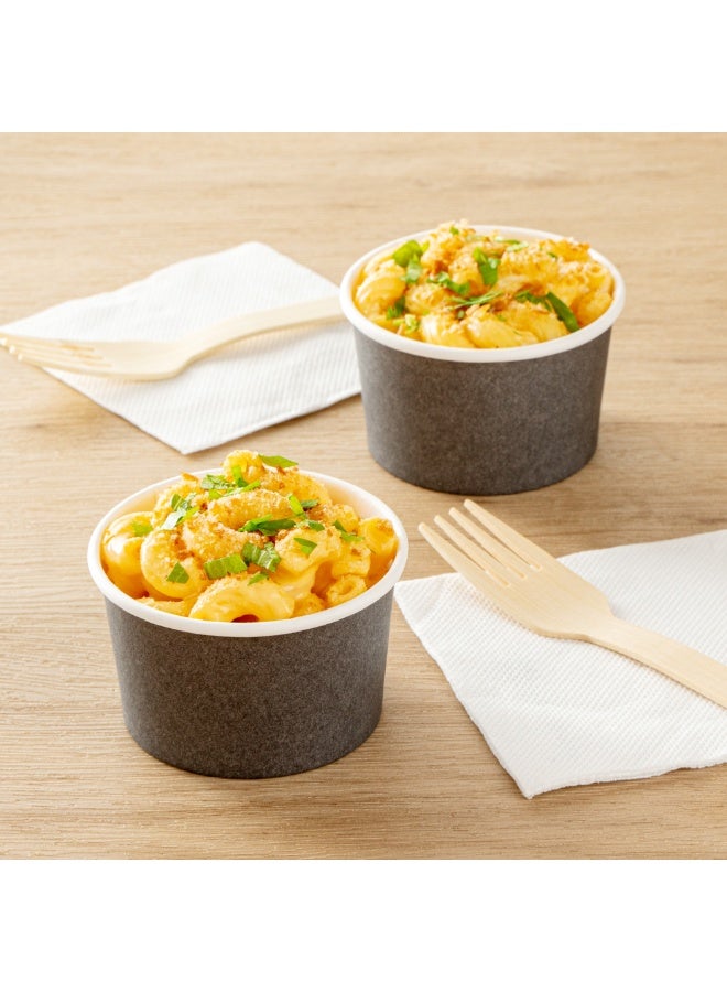 Restaurantware Coppetta 3 Ounce Paper Cups, 200 Durable To Go Cups - Lids Sold Separately, Disposable, Gray Paper Dessert Cups, Freezable, For Cafes And Restaurants - Image 4