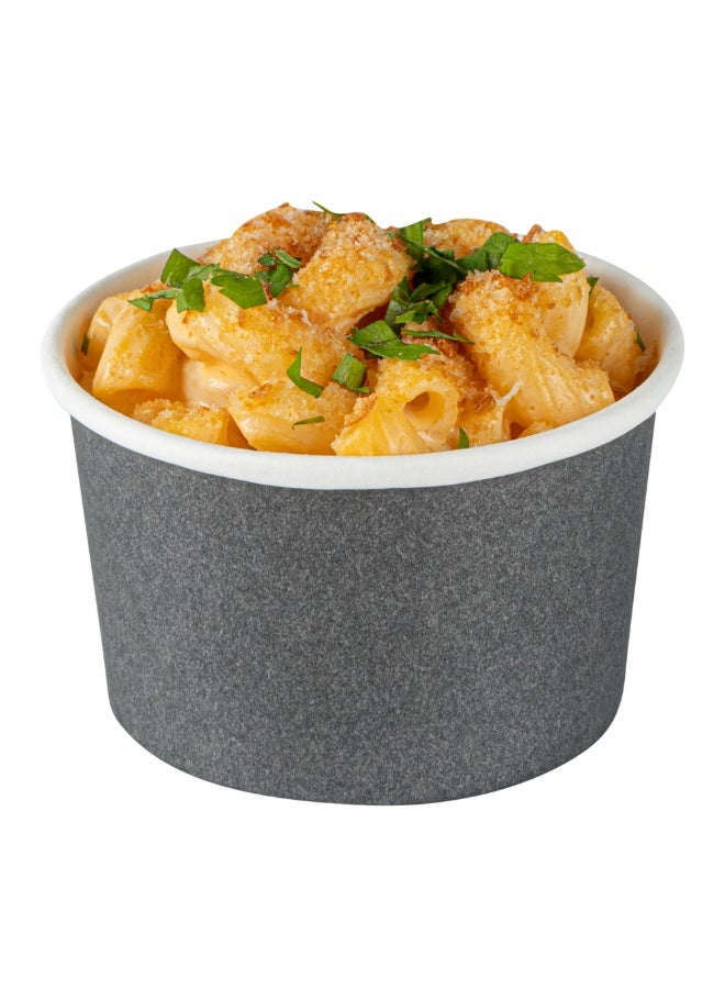 Restaurantware Coppetta 3 Ounce Paper Cups, 200 Durable To Go Cups - Lids Sold Separately, Disposable, Gray Paper Dessert Cups, Freezable, For Cafes And Restaurants - Image 2