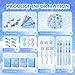 Vanblue 122PCS Frozen Party Favors Winter Snowflake Theme Birthday Decorations Princess Goodie Bag Stuffers Birthday Supplies Set for Girls Pinata Filler Classroom Prize Gift Rewards - Image 4