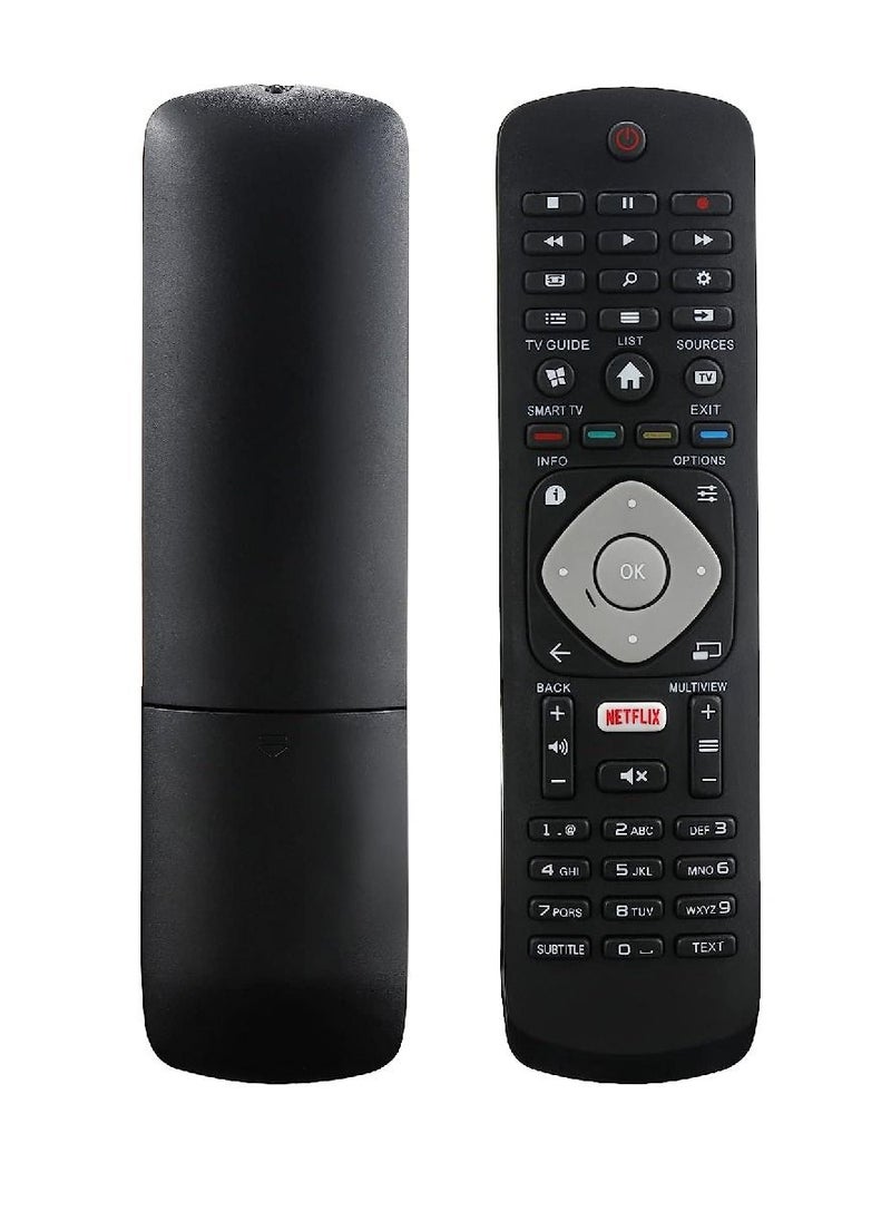 Replacement Remote Control Compatible With All Philips TV/Smart TV Black