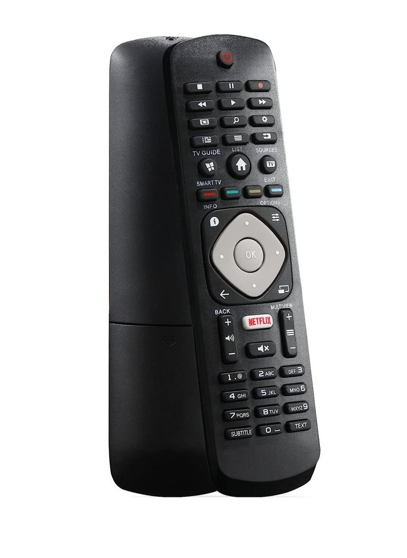 Replacement Remote Control Compatible With All Philips TV/Smart TV Black