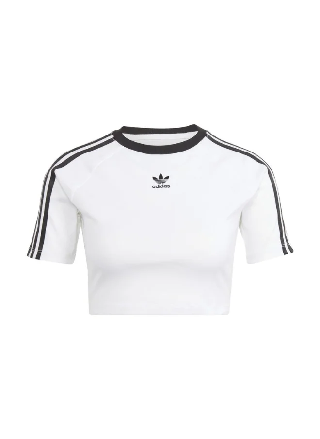 Adidas adidas 3 S BABY TEE White Originals Women T-SHIRTS