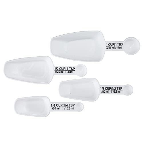 Chef Craft Measuring ScoopSpoon Combo White