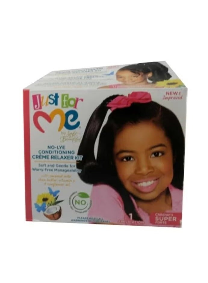 Just for Me No-Lye Conditioning Cream Relaxer Kit
