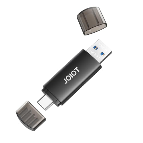 JOIOT 128GB USB C Flash Drive Dual USB 31 Flash Drive Type C USB A Portable TypeC Flash Drive 2in1 USBC Thumb Drive for Smartphone Tablet Computer Mac iPhone 15 Black - Image 1