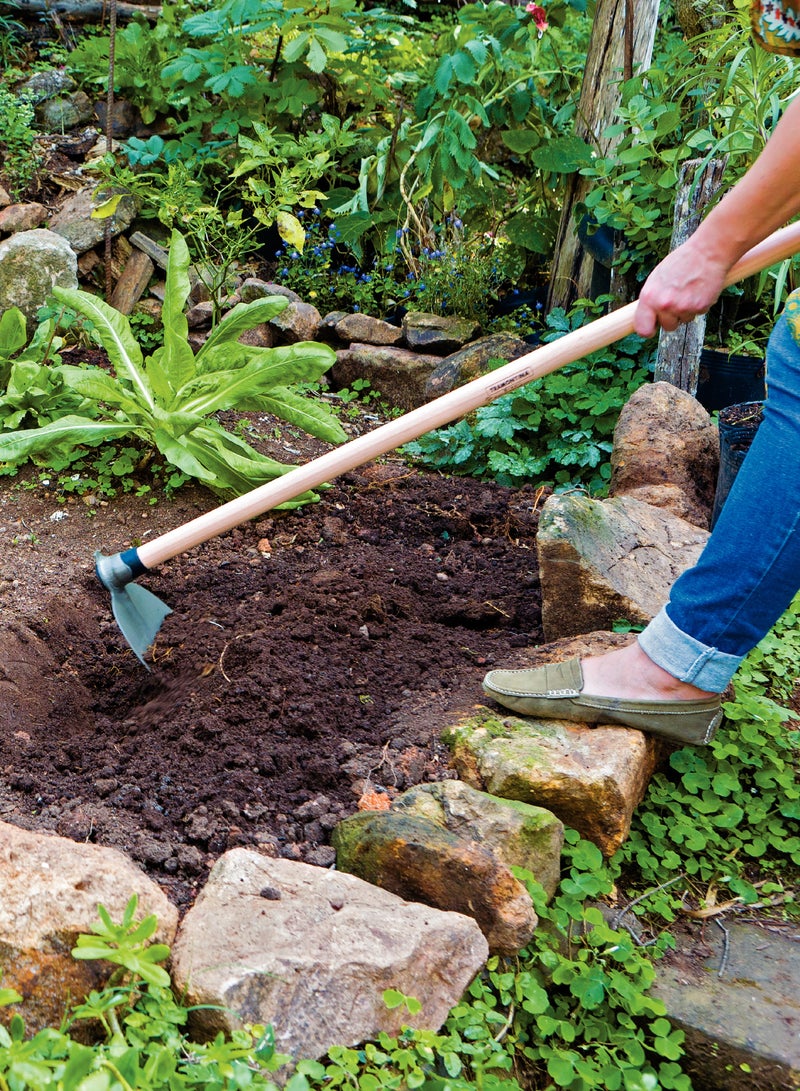 TRAMONTINA Since 1911,Made in Brazil- Hoe 1.0 with 130cm Wood Handle - Image 3