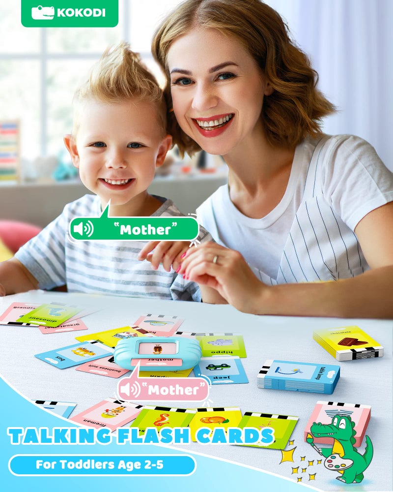 KOKODI Toddler Toys for Boys 3 4 5 Year Old Gifts  Speech Therapy Toys  Talking Flash Card 224 Sight Words  Montessori Learning Educational Sensory Toys for Autistic Children Toddler Age 3-4 - Image 4