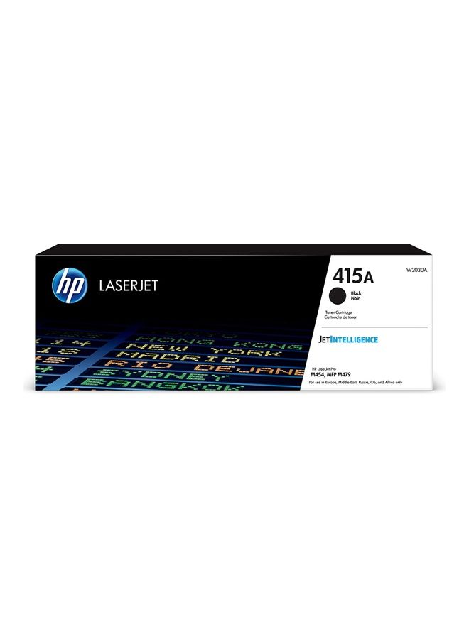 HP خرطوشة حبر أصلية لطابعة ليزر 415A أسود - Image 1