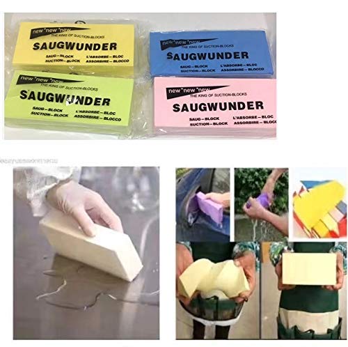 Hanumex® Cleaning Sponge Sugwundar Super Absorbent Water Durable 17.5×7.5×3.5 cm Use for Household Clean Cars/Boats The dust and Dirt on Furniture,Bathtubs&etc. (Multi Color) Pack of 2 - Image 4