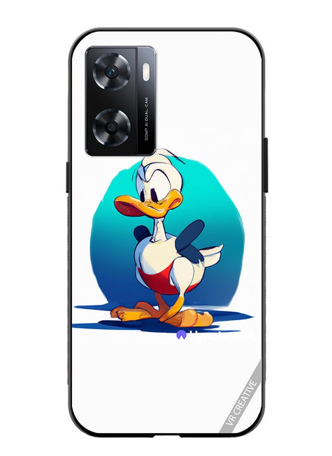 Protective Case Cover For Oppo A57/A77s Donald Duck Design Multicolour