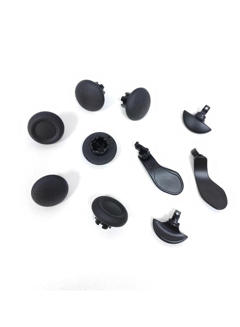 Replacement Joystick for PS5 Edge Controller, 6 Thumb Sticks and 4 Rear Paddles Metal Trigger ons, Accessories for PS5 Edge Controller, Black - Image 4