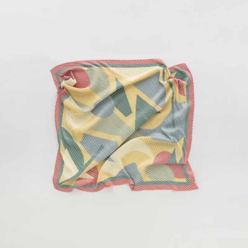 كاربيزا Women's Scarf Foulard Powder Green Multi